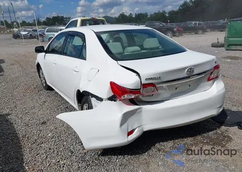 2011 Toyota Corolla Le from USA, damaged, VIN JTDBU4EE8B9134665